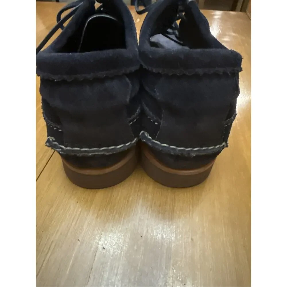 Yuketen Maine Guide Ox - Navy Suede, Size 12D, Vibram Sole, Made In USA, EUC!